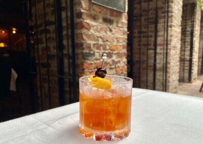 The V. Mertz old fashioned cocktail