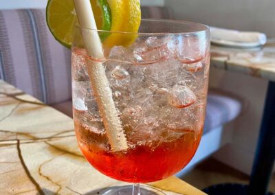 Aperol spritz cocktail