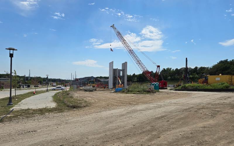 Construction Goes Vertical on UNMC’s New Parking Garage