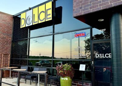 Exterior shot of Dolce from another angle