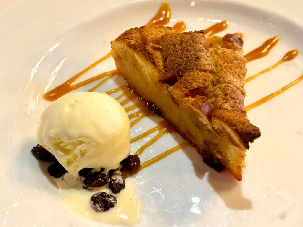 Dolce bread pudding