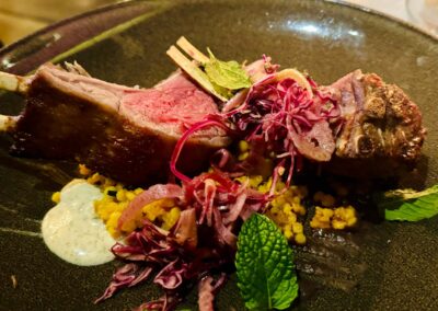 Dolce rack of lamb with couscous