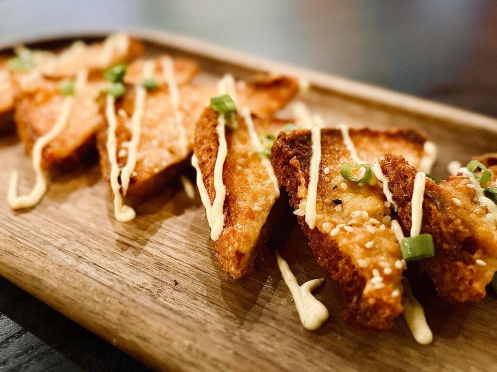 Chinese style shrimp toast