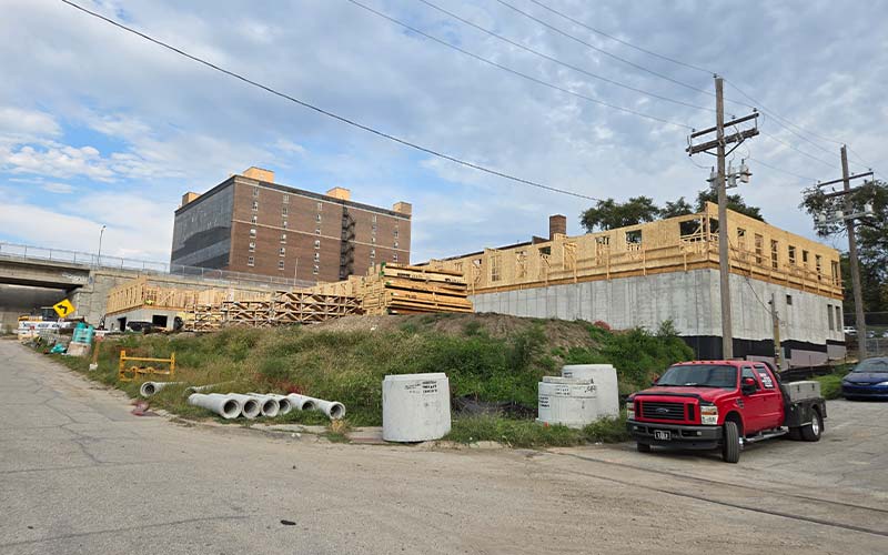 apartment building construction photo