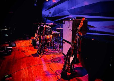 Instruments on stage