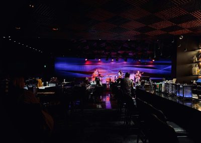 Jewell seating stage and bar