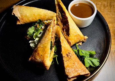 Pork spring rolls