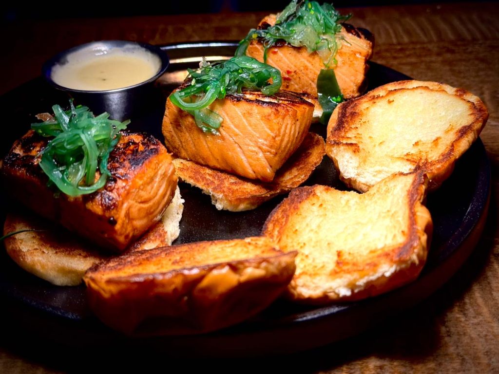 Salmon sliders
