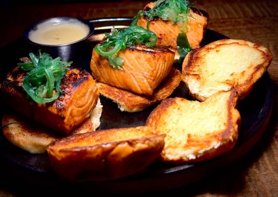 Salmon sliders