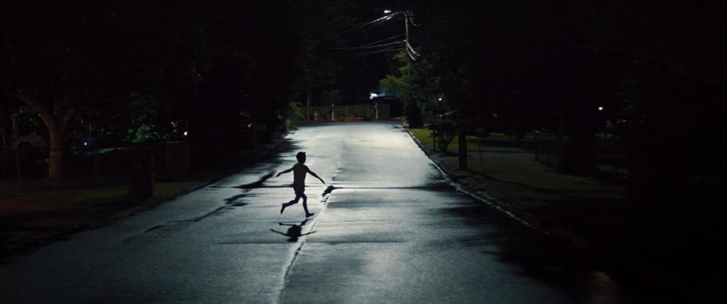 They ran out into the darkness