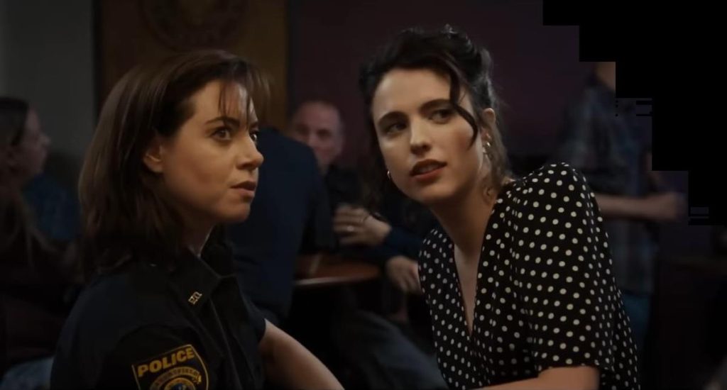 Aubrey Plaza and Margaret Qualley