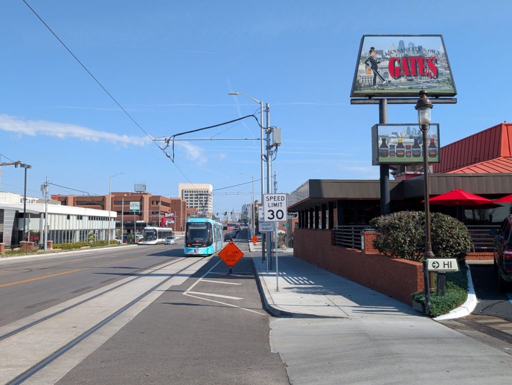 Streetcars testing full service on Main Street Extension in Sept 2025