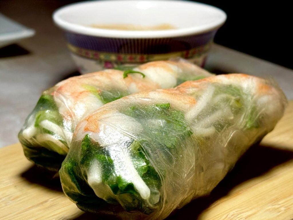 Shrimp spring rolls