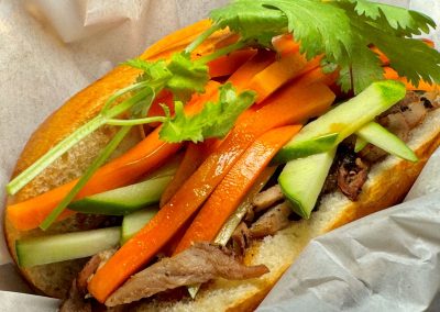 Grilled pork bánh mì