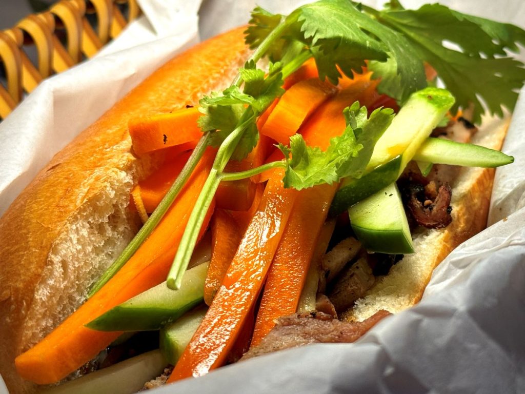 Grilled pork bánh mì