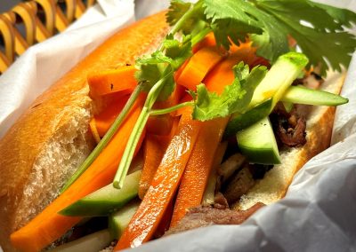 Grilled pork bánh mì