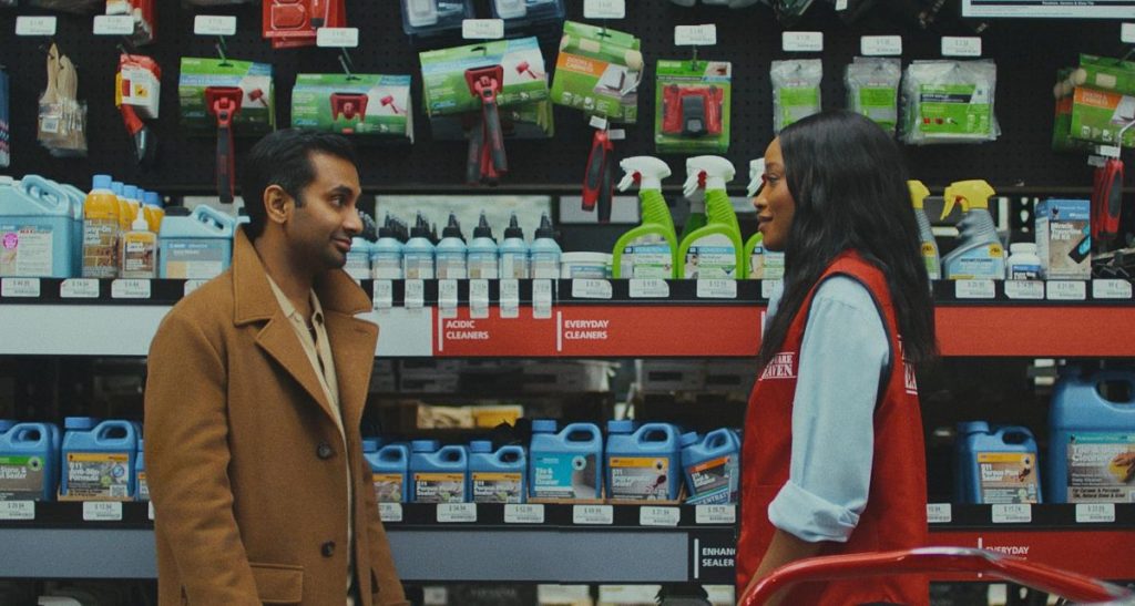 Aziz Ansari as Arj and Keke Palmer as Elena