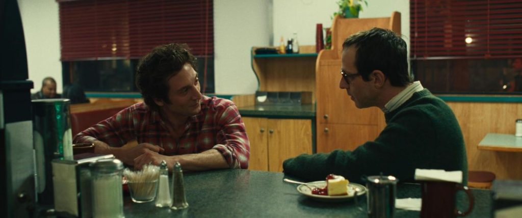 Jeremy Allen White as Bruce and Jeremy Strong as Jon Landau