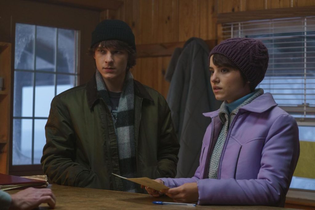 Mason Thames as Finney and Madeleine McGraw as Gwen