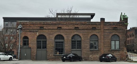 Exterior of Anheiser-Busch building