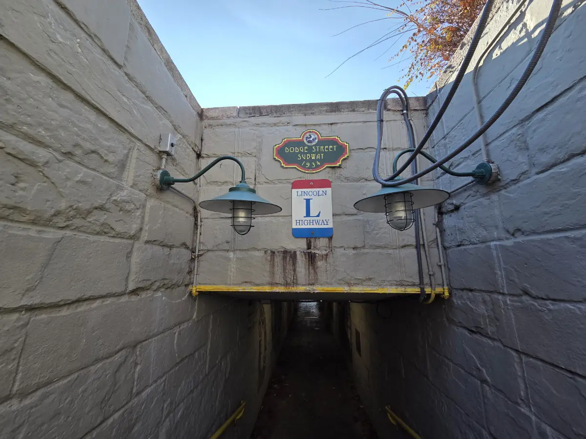 Signage as you enter