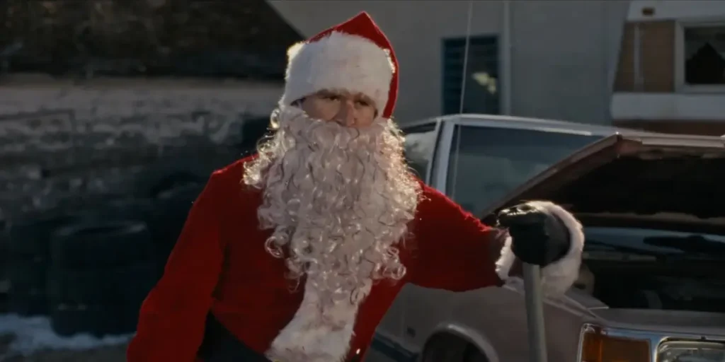 Car maintenance with Santa