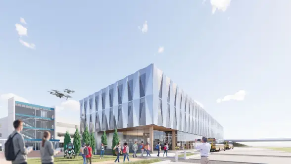 Council Bluffs STEM school rendering