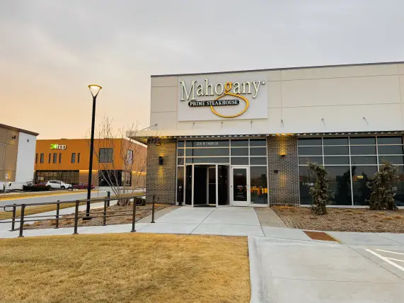 External shot of Mahogany Prime Steakhouse