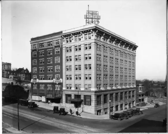 1922 After the grading of Dodge. El Beudor is at the center