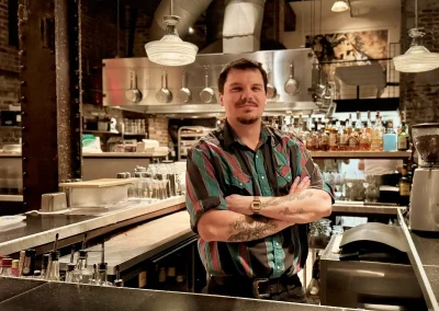 The Boiler Room Bar manager Seth Johnson