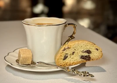 Espresso and biscotti