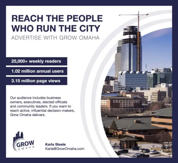 Reach the People Who Run the City and Advertise with Grow Omaha ad image