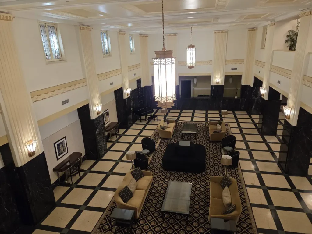 Lobby Inside The Paxton condominiums