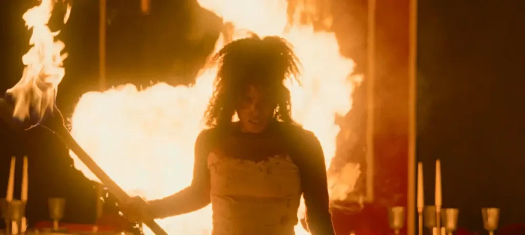 Zazie Beetz burning it down