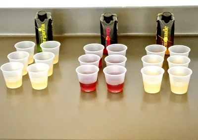 Classic margarita, vodka cranberry and vodka lemonade