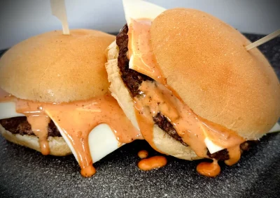 Storm Chasers burgers with Chaser Sauce