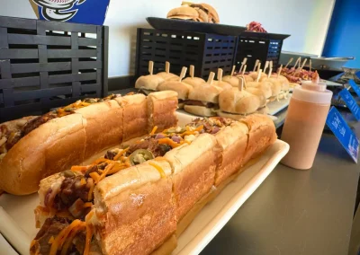 Storm Chasers menu sample table