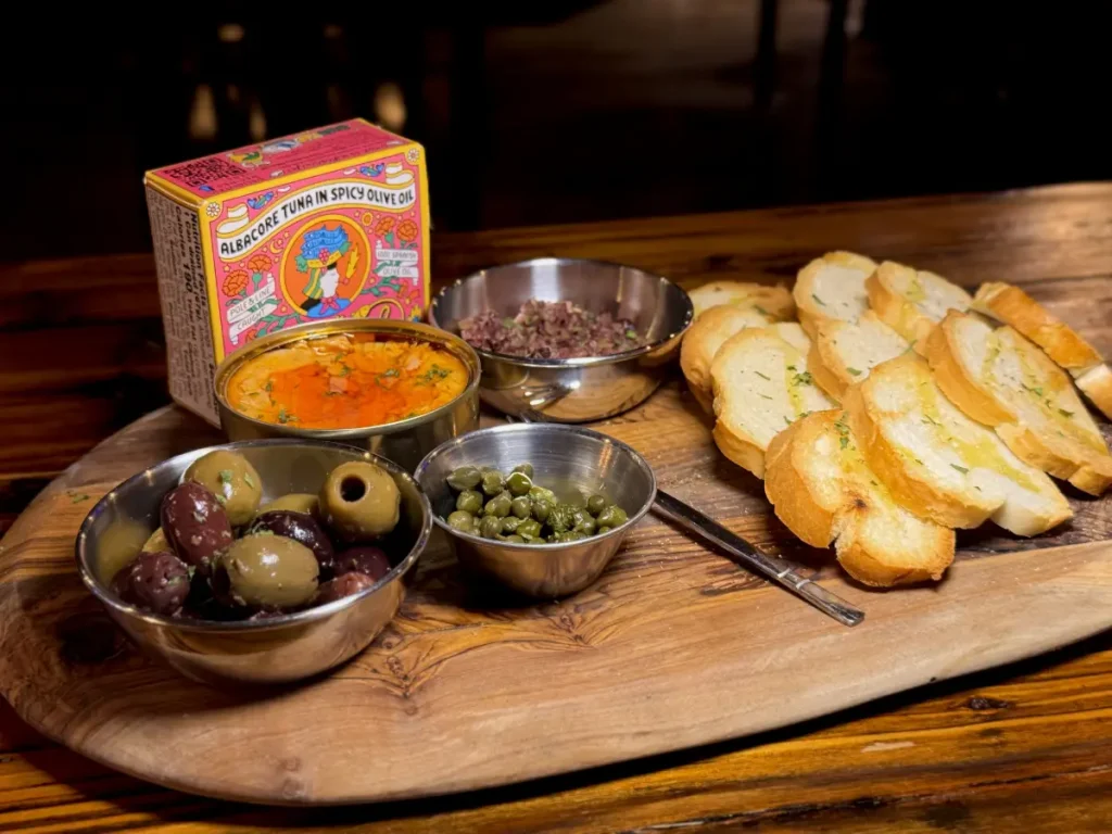 The Fishwife tinned fish board