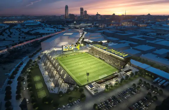 Union Omaha Stadium rendering