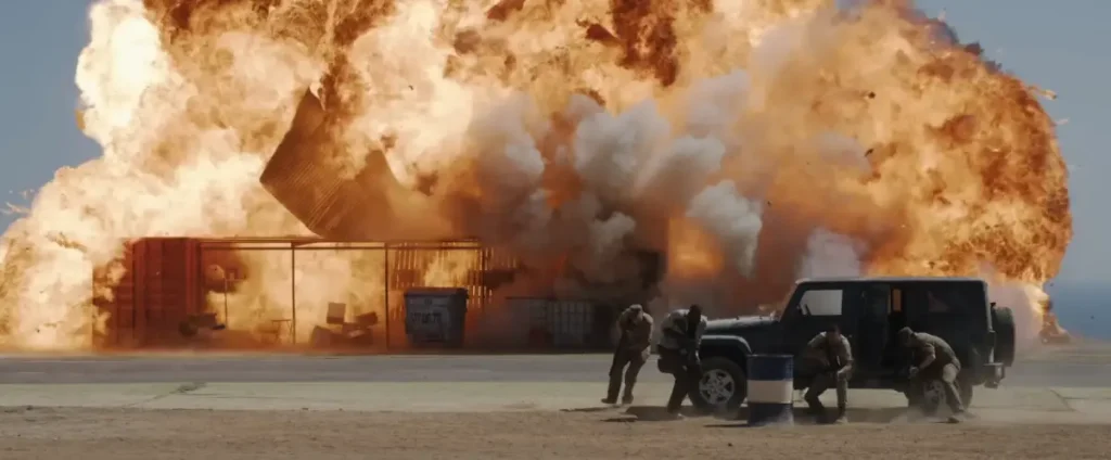 An explosive escape