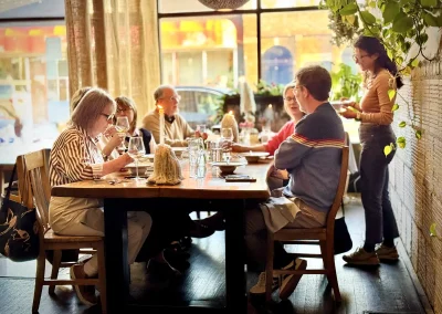 Tasting menu shared table