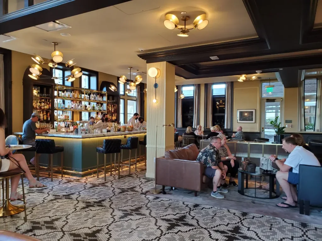 Photo of the reimagined Orleans Room inside the Cottonwood Hotel