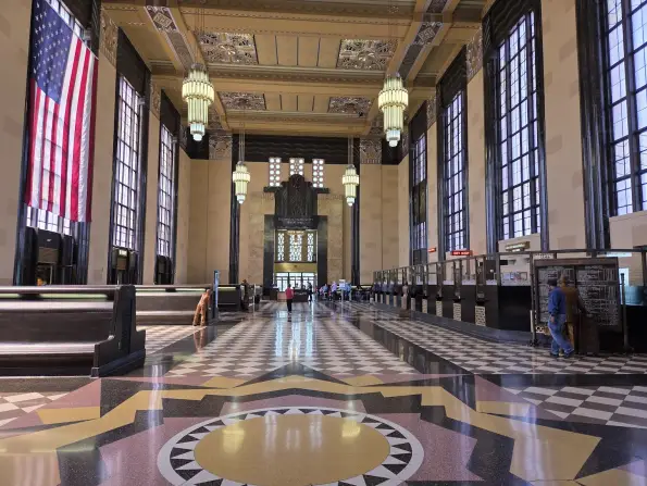 2026 photo of the main hall inside Durham Museum.