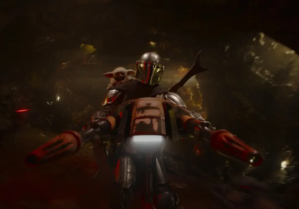 The Mandalorian and Grogu Make Their Escape