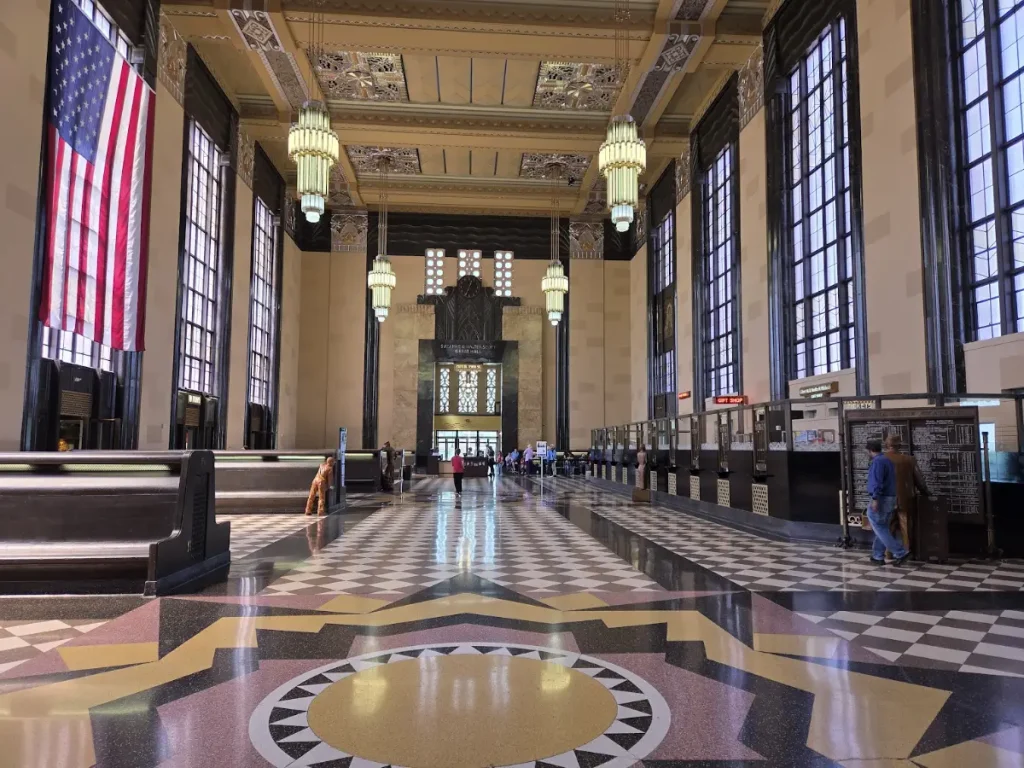 2026 photo of the main hall inside Durham Museum.