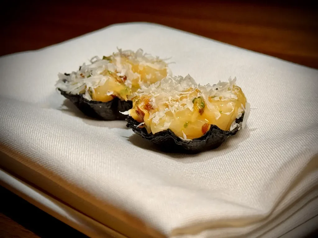 Yoshitomo Hotate XO James Beard reception bite