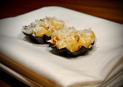 Yoshitomo Hotate XO James Beard reception bite