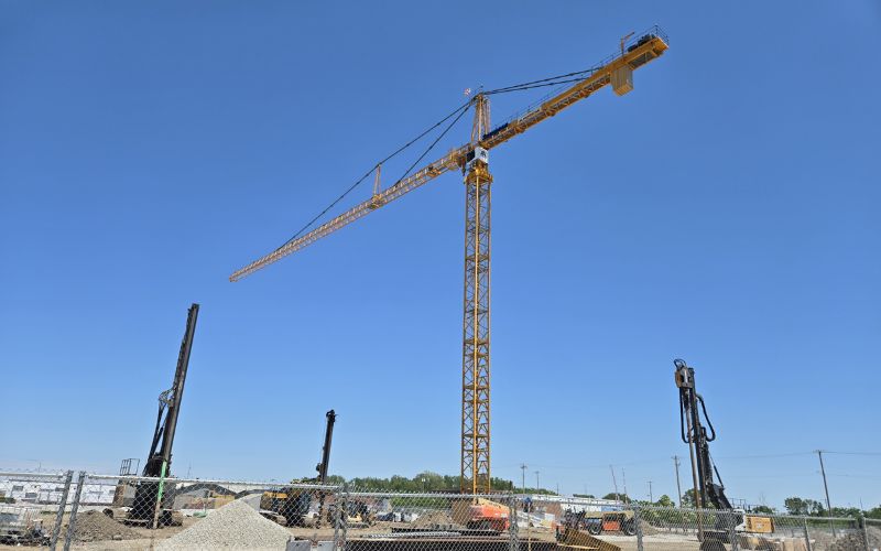 Tower Crane in Millwork Commons