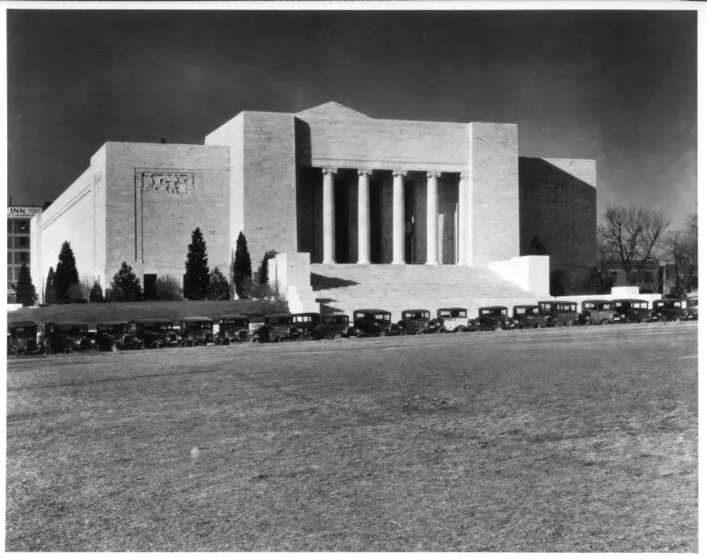 1931 Durham Museum photo of the Joslyn Memorial.