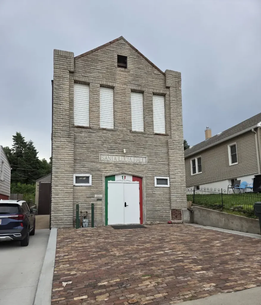The Santa Lucia Hall 8th and Pierce Street.